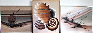 Sunset/Sand Dunes/Shells - Set of 3 Paintings 20x24 Original Painting - Roy Schallenberg Sunset/Sand Dunes/Shells - Set of 3 Paintings 20x24 Original Painting - Roy Schallenberg