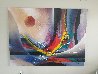 Sunrise Explosion 1992 58x81 Original Painting by Roy Schallenberg - 1