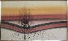 Untitled Painting 1983 30x50 Huge - Africa Original Painting by Roy Schallenberg - 1