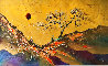 Untitled African Landscape 45x90 - Huge - Mural Size Original Painting by Roy Schallenberg - 0