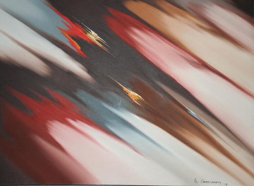 Untitled Painting 1978 31x43 Original Painting - Roy Schallenberg Untitled Painting 1978 31x43 Original Painting - Roy Schallenberg