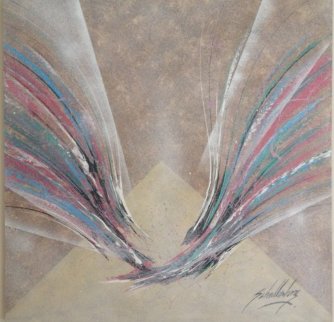 Untitled Abstract 1987 50x50 Super Huge Original Painting - Roy Schallenberg Untitled Abstract 1987 50x50 Super Huge Original Painting - Roy Schallenberg