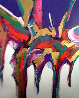 Untitled Painting 1999 80x60 Super Huge Original Painting - Roy Schallenberg Untitled Painting 1999 80x60 Super Huge Original Painting - Roy Schallenberg