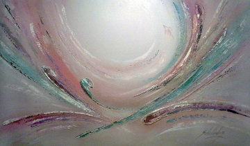 Ocean And Sun 48x82 Super Huge Original Painting - Roy Schallenberg Ocean And Sun 48x82 Super Huge Original Painting - Roy Schallenberg