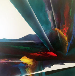 Celestial Visions Series 1995 80x80 Huge Original Painting - Roy Schallenberg