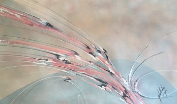 Untitled Abstract 1987 60x96 Mural Huge Original Painting - Roy Schallenberg Untitled Abstract 1987 60x96 Mural Huge Original Painting - Roy Schallenberg