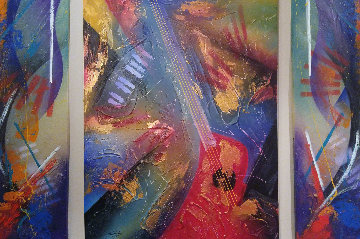 Texture of Music 2008 60x48 Huge Original Painting - Roy Schallenberg Texture of Music 2008 60x48 Huge Original Painting - Roy Schallenberg