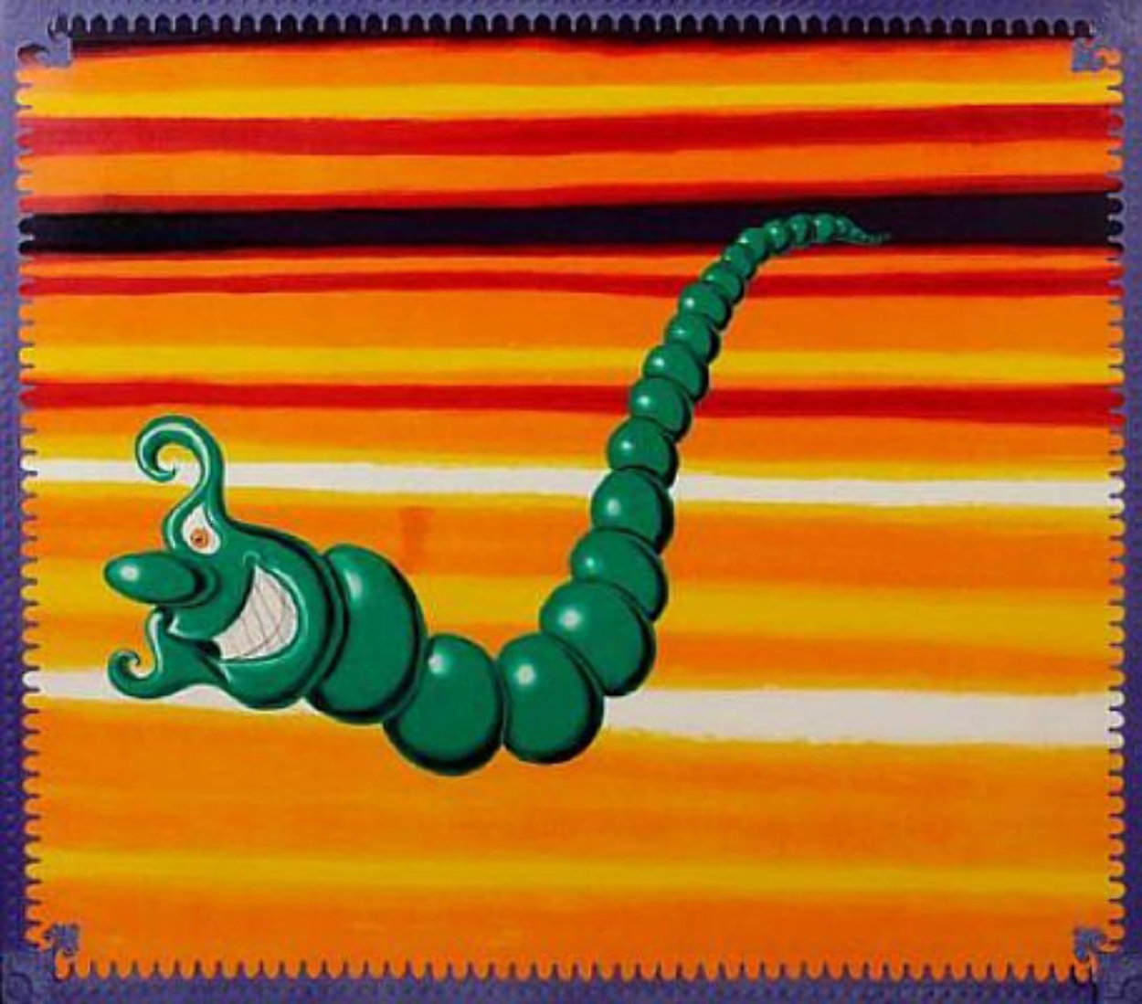 Jade Pea Pod 1989 Limited Edition Print by Kenny Scharf