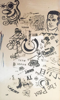 Untitled Early Work 1990 51x29 Super Huge Other - Kenny Scharf Untitled Early Work 1990 51x29 Super Huge Other - Kenny Scharf