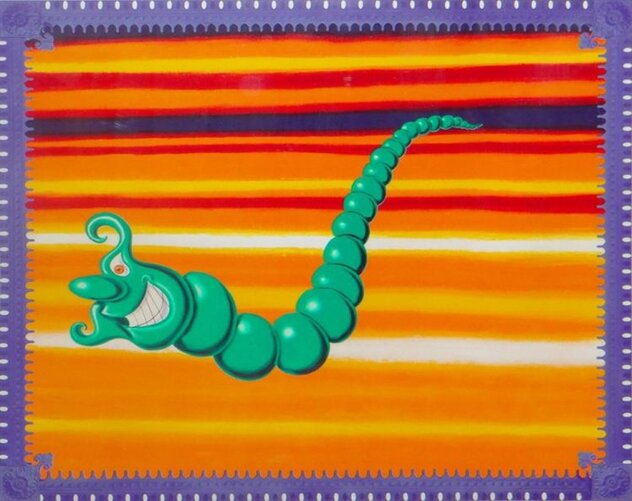 Jade Pea God Limited Edition Print by Kenny Scharf Jade Pea God Limited Edition Print by Kenny Scharf