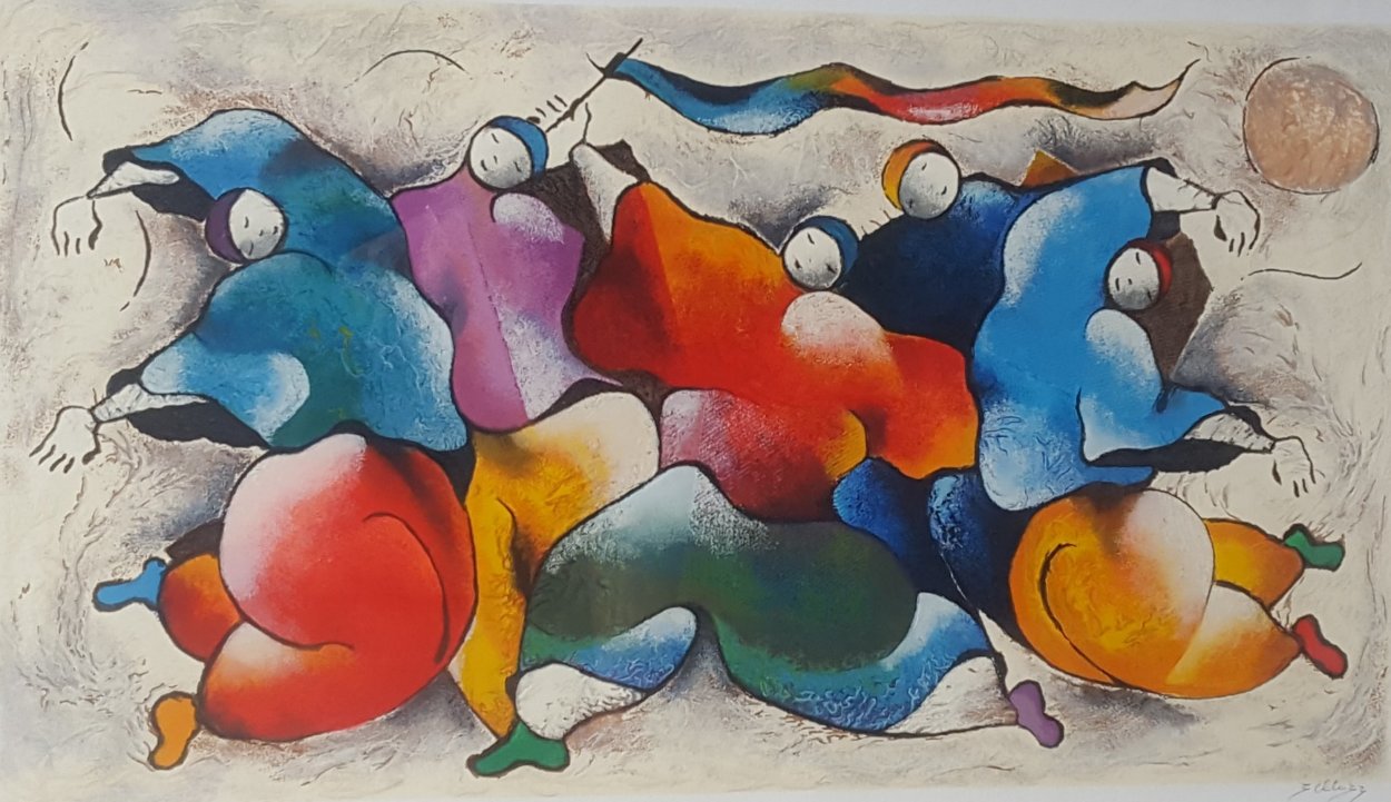 Happy Dancing Limited Edition Print by David Schluss Happy Dancing Limited Edition Print by David Schluss