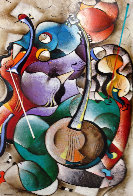 Music 2002 78x46 Original Painting by David Schluss - 0 Music 2002 78x46 Original Painting by David Schluss - 0