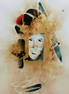 Untitled Painting 1983 45x35 Original Painting - David Schluss Untitled Painting 1983 45x35 Original Painting - David Schluss