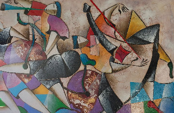 Untitled Painting 2005 50x73 Super Huge Original Painting - David Schluss Untitled Painting 2005 50x73 Super Huge Original Painting - David Schluss