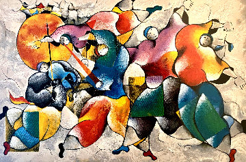 Midnight Celebration 1995 27x40 Super Huge Limited Edition Print - David Schluss Midnight Celebration 1995 27x40 Super Huge Limited Edition Print - David Schluss
