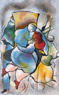Untitled (Dancing Figures) 1995 Limited Edition Print - David Schluss Untitled (Dancing Figures) 1995 Limited Edition Print - David Schluss