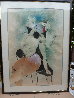 Untitled Portrait of a Woman 1980 44x33  Huge Works on Paper (not prints) by David Schluss - 2
