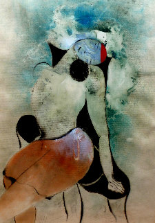 Untitled Portrait of a Woman 1980 44x33 Huge Works on Paper (not prints) - David Schluss Untitled Portrait of a Woman 1980 44x33 Huge Works on Paper (not prints) - David Schluss