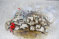 Jericho 1990 25x40 Huge Works on Paper (not prints) by David Schluss - 2 Jericho 1990 25x40 Huge Works on Paper (not prints) by David Schluss - 2