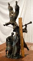 Fiddler Bronze Sculpture 2004 23 in Sculpture by David Schluss - 4