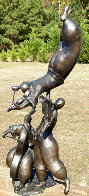 Fiddler Bronze Sculpture 2004 23 in Sculpture by David Schluss - 1