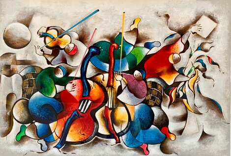 Moonlight Jazz 2000 - Huge Mural Size 53x70 Limited Edition Print - David Schluss
