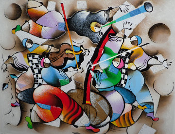 Musicians on Holiday 2002 Limited Edition Print - David Schluss Musicians on Holiday 2002 Limited Edition Print - David Schluss