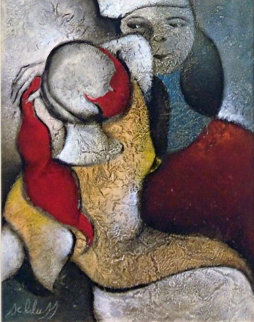 In the Moment 18x14 Original Painting - David Schluss In the Moment 18x14 Original Painting - David Schluss