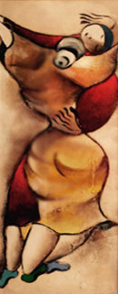 Waltz 55x26 Huge Original Painting - David Schluss Waltz 55x26 Huge Original Painting - David Schluss