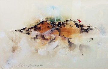 Untitled (Early Painting) 1986 24x37 Original Painting - David Schluss Untitled (Early Painting) 1986 24x37 Original Painting - David Schluss