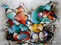 Music of the Heart 39x49 Huge Original Painting by David Schluss - 0 Music of the Heart 39x49 Huge Original Painting by David Schluss - 0