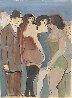 Men And Women 14x11 Original Painting by David Schneuer - 1
