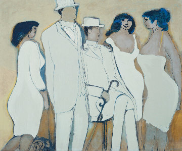 Ladies in White Limited Edition Print - David Schneuer Ladies in White Limited Edition Print - David Schneuer