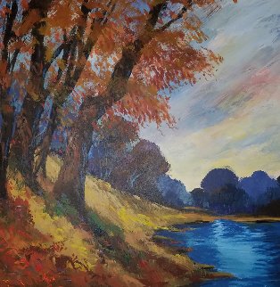 Waikato Valley 2005 49x49 Super Huge Original Painting - Michael Schofield Waikato Valley 2005 49x49 Super Huge Original Painting - Michael Schofield