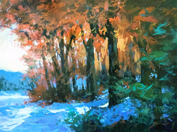Last Days on the Mountain 25x19 Original Painting - Michael Schofield Last Days on the Mountain 25x19 Original Painting - Michael Schofield