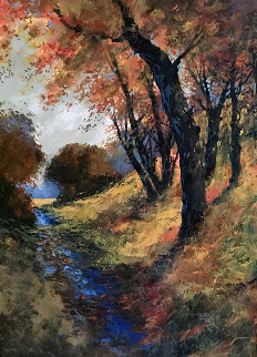 Untitled Landscape 2013 54x42 Super Huge Original Painting - Michael Schofield Untitled Landscape 2013 54x42 Super Huge Original Painting - Michael Schofield