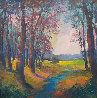 Lovely Skies 44x40 Huge Original Painting by Michael Schofield - 0