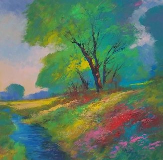 Splendor in Spring 48x49 Super Huge Original Painting - Michael Schofield Splendor in Spring 48x49 Super Huge Original Painting - Michael Schofield