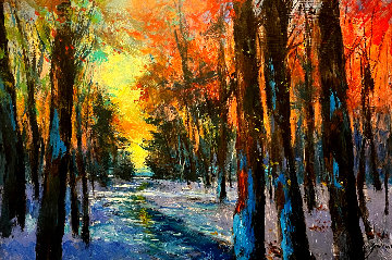 Forest 2014 34x50 Original Painting - Michael Schofield Forest 2014 34x50 Original Painting - Michael Schofield