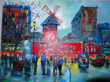 Paris Moulin Rouge AP 2019 Embellished Limited Edition Print - Michael Schofield Paris Moulin Rouge AP 2019 Embellished Limited Edition Print - Michael Schofield