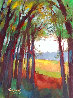 Untitiled Landscape 2008 24x18 Signed Twice Original Painting by Michael Schofield - 0