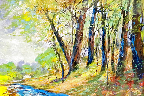 Perfect Autumn 36x47 - Huge Original Painting - Michael Schofield