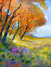 Autumn Beginning 34x29 Original Painting by Michael Schofield - 0