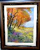 Autumn Beginning 34x29 Original Painting by Michael Schofield - 1