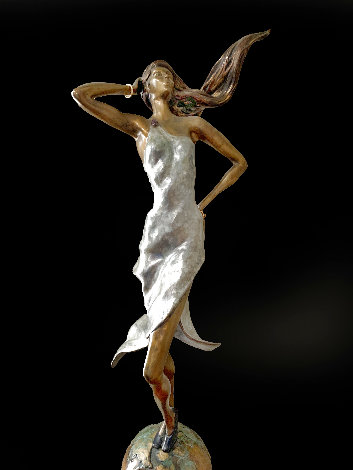 Alexandrite Dancer Bronze Sculpture 31 in Sculpture - Michael Schofield