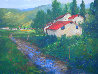 Country Road in Tuscany 2007 30x40 Huge Original Painting by Michael Schofield - 0
