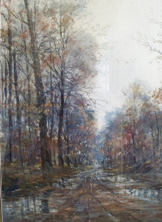 After the Rain 39x49 Watercolor - Michael Schofield After the Rain 39x49 Watercolor - Michael Schofield