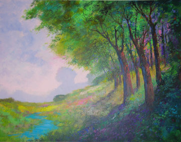 Rolling Hills 48x60 Super Huge Original Painting - Michael Schofield Rolling Hills 48x60 Super Huge Original Painting - Michael Schofield