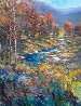 Untitled Autumn Landscape 55x43 Huge Original Painting by Michael Schofield - 0