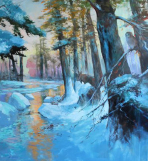 Deep in the Winters Grip 2013 75x70 Original Painting - Michael Schofield Deep in the Winters Grip 2013 75x70 Original Painting - Michael Schofield